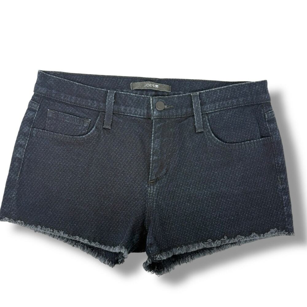 Joe’s Jeans Patsy Dark Wash Raw Hem Dark Wash Jean Shorts Women’s Size 29